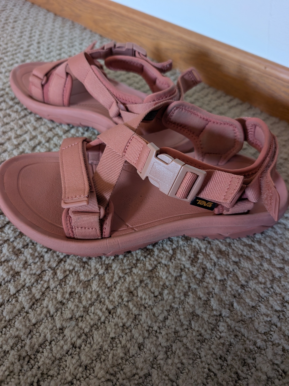 Teva Dusty Rose Strappy Outdoor Sandals - Picture 4 of 6